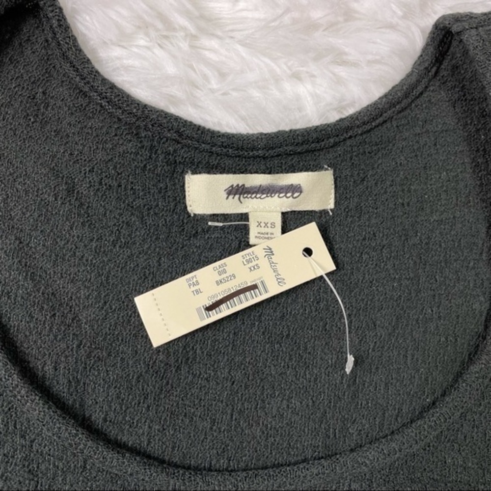 New Madewell Texture & Thread Ruffle Sleeve - Picture 4 of 7